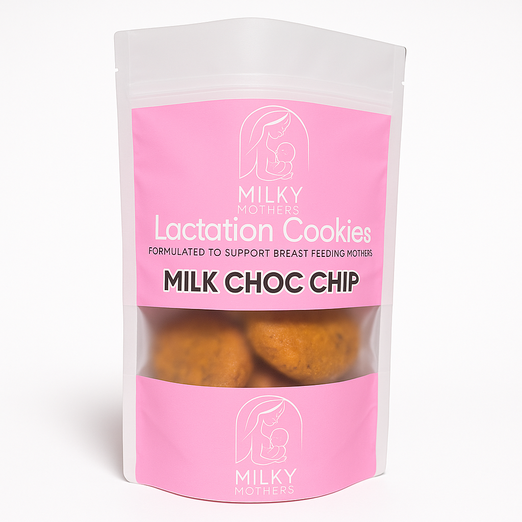 Milky Mothers Lactation Cookies with visible cookies inside